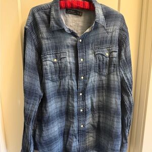 Polo by Ralph Lauren Navy Plaid Casual Shirt